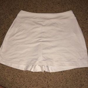 White NIKE golf skirt